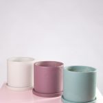 vasos decorativos cimento cores