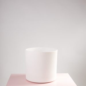 Vaso decorativo para plantas Maceo sand XL branco