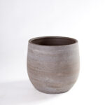 Vaso ceramica Selene castanho-2