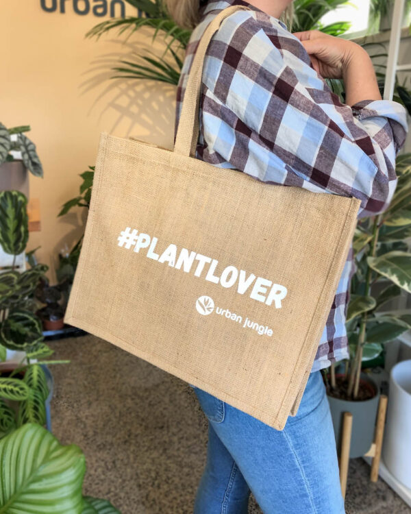saco de juta plant lover urban jungle loja de plantas